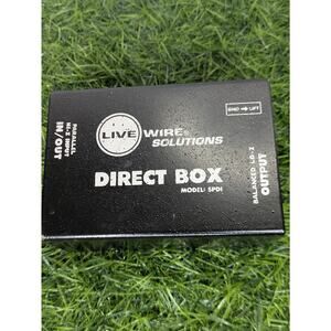 Livewire SPDI Double-Shielded Heavy-Duty Passive Direct Box
